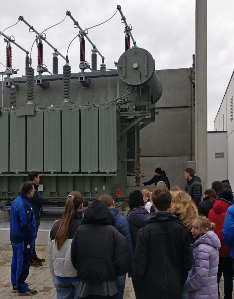 Umspannwerk Munderkingen (Klasse 10 mit Bildungspartner Elektro Halder)